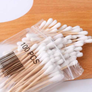 Wooden Ear Cleaning Swabs 100 Nos Pack