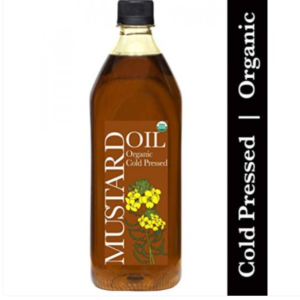 Organic Mustard Oil Kachi Ghani 1 Ltr