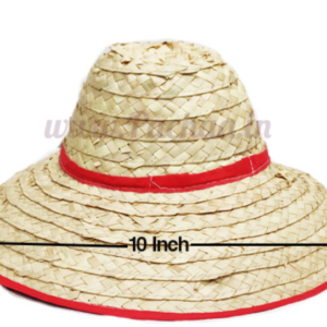 Palm Leaf Round Cowboy Hat Cap 10 Inches (2 to 4 Years) - Panai Olai Thoppi