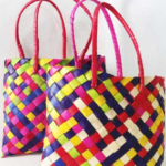 Panai Olai Palm Leaf Sewing Purse With Handle