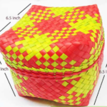 Panai Palm Leaf Sewing Box Mittai Petti Kottan